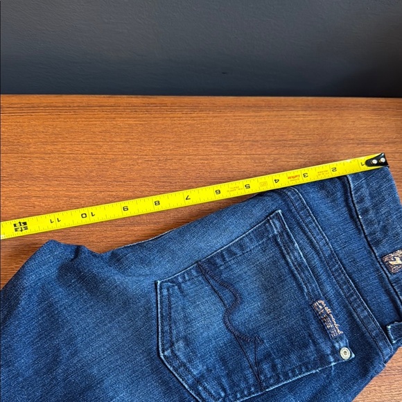 For all man kind kimmie straight leg  Women's Blue Jeans size 24 - Picture 6 of 13